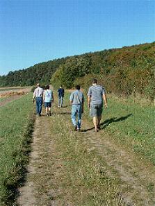 Auf geht es zur letzten Station, dem Hnengrab.