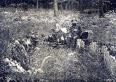 Steinkammergrab am Adamshai. Foto ca. aus dem Jahr 1900