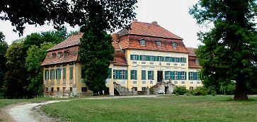 Das anstelle der ehemaligen Wasserburg errichtete Schloss