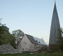 Eilenstedt: Wegen Einsturzgefahr wurde der restaurierte Kirchturm wieder abgerissen.