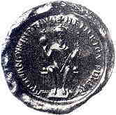 Siegel Heinrichs III. auf der Urkunde