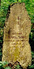 Grabstein des Forstmeisters Schtz