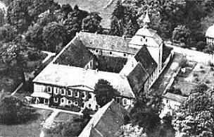 Die Landkommende Lucklum, Luftaufnahme aus dem Jahr 1960
